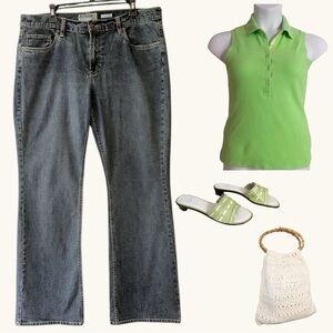 ✨ Y2K Old Navy Low-Rise Bootcut Jeans Sz 16 | Classic 2000s Denim Revival ✨